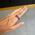 Pierścionek z ametystem – Harmonijny Spokój i Intuicja