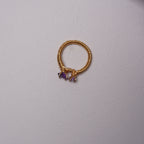 Amethyst” – pierścionek z ametystem