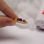 Amethyst” – pierścionek z ametystem