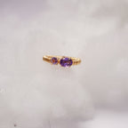 Amethyst” – pierścionek z ametystem