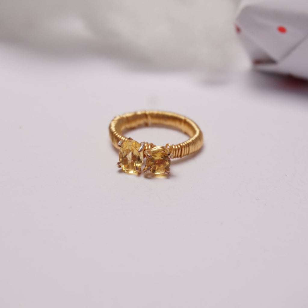 “Citrine” – pierścionek z cytrynem