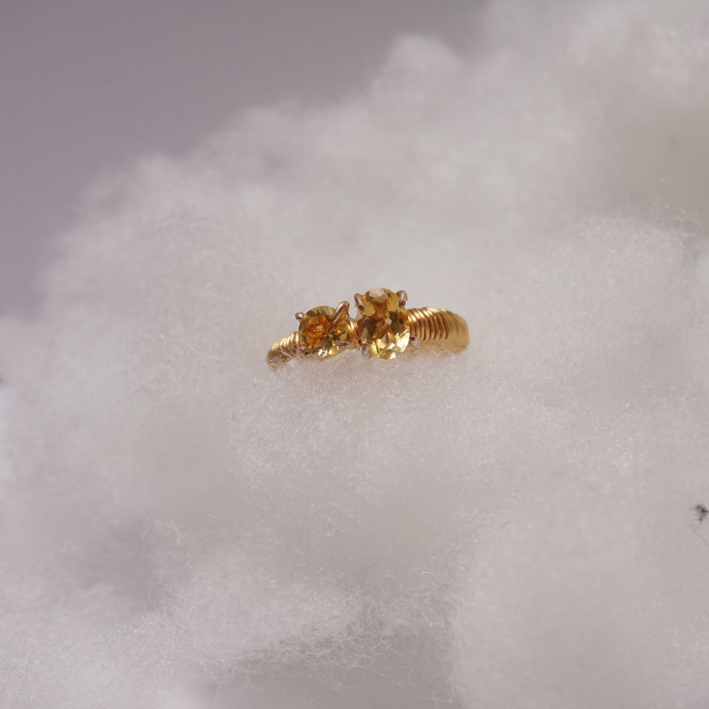 “Citrine” – pierścionek z cytrynem