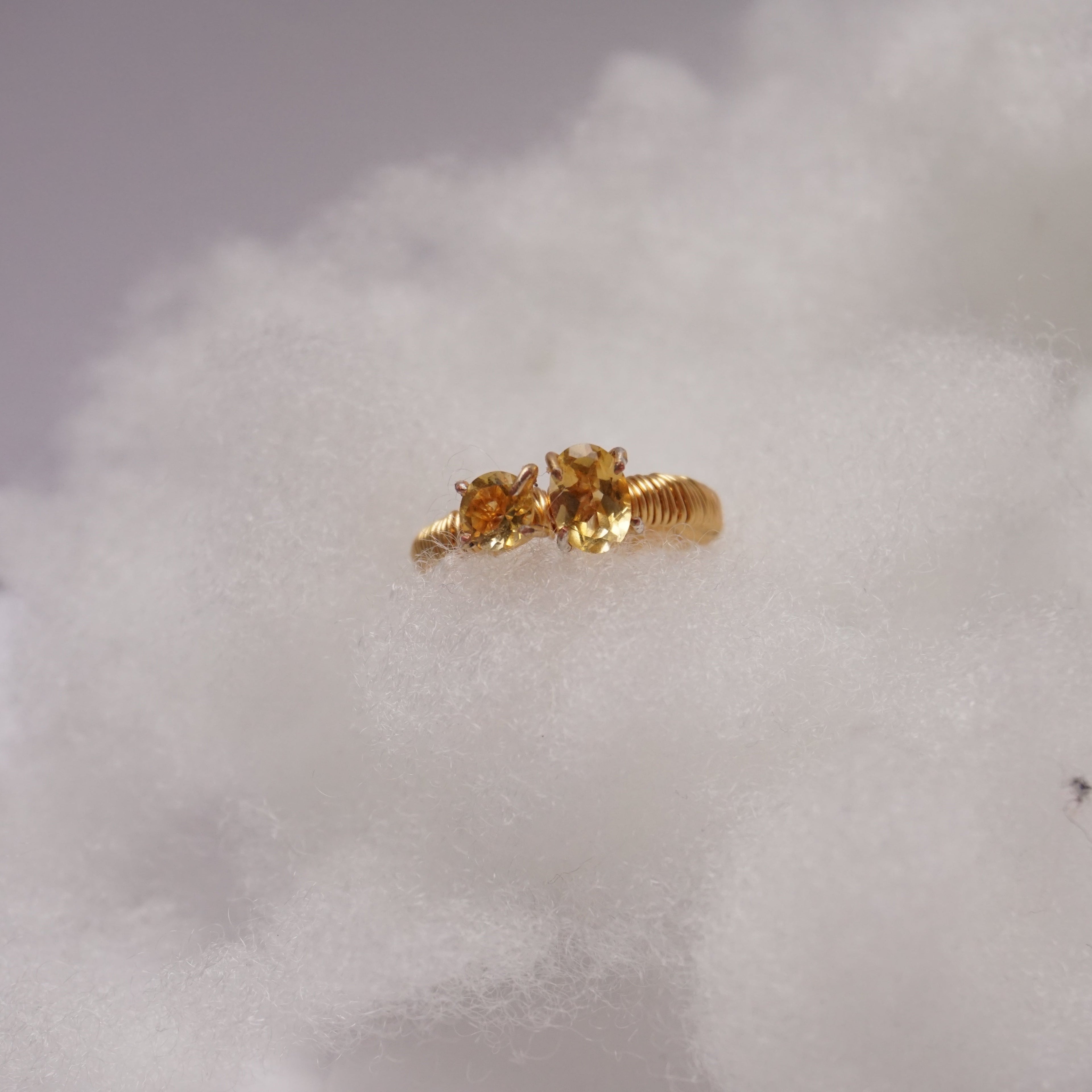 “Citrine” – pierścionek z cytrynem