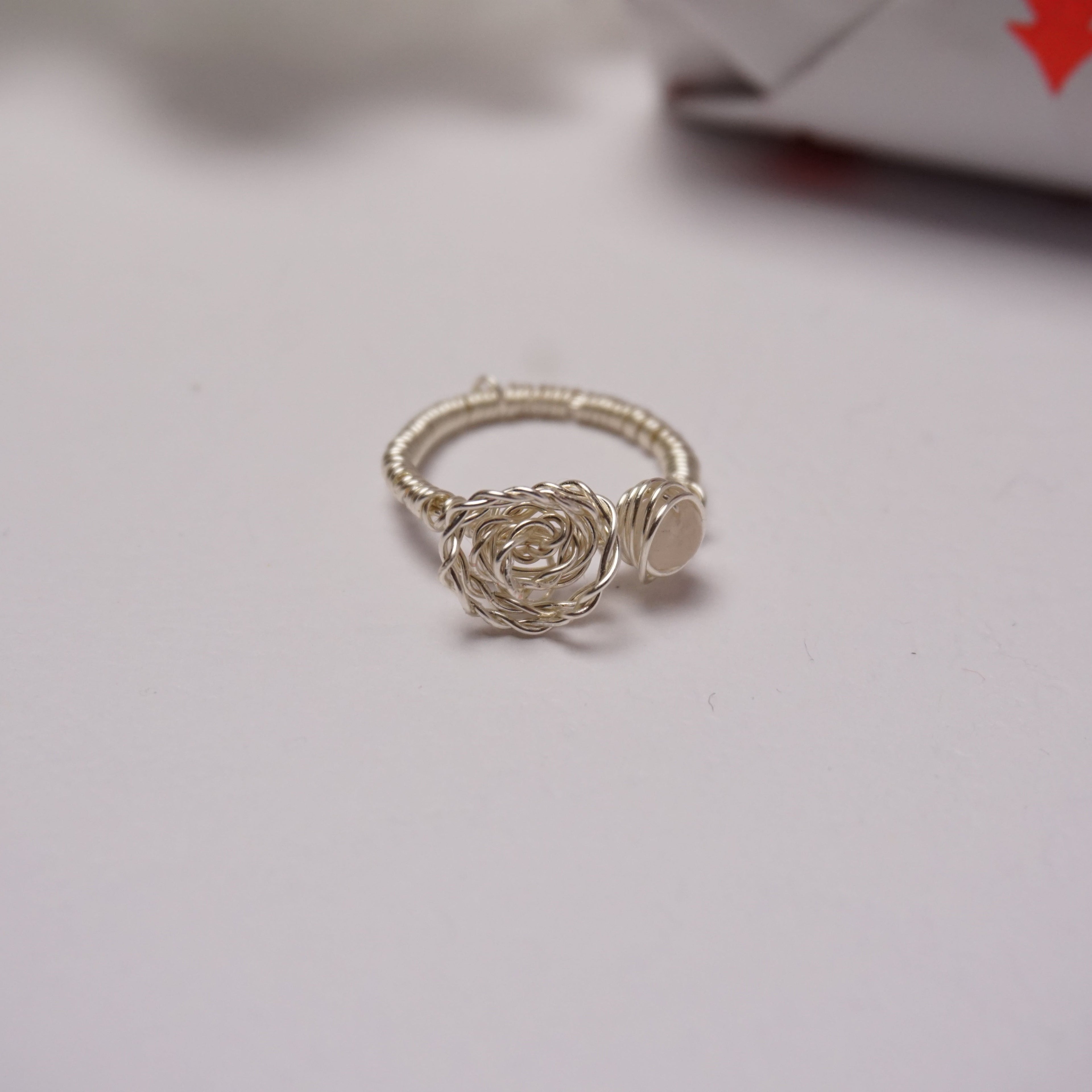 Pierścionek ,,ROSA'' Kwarc Różowy