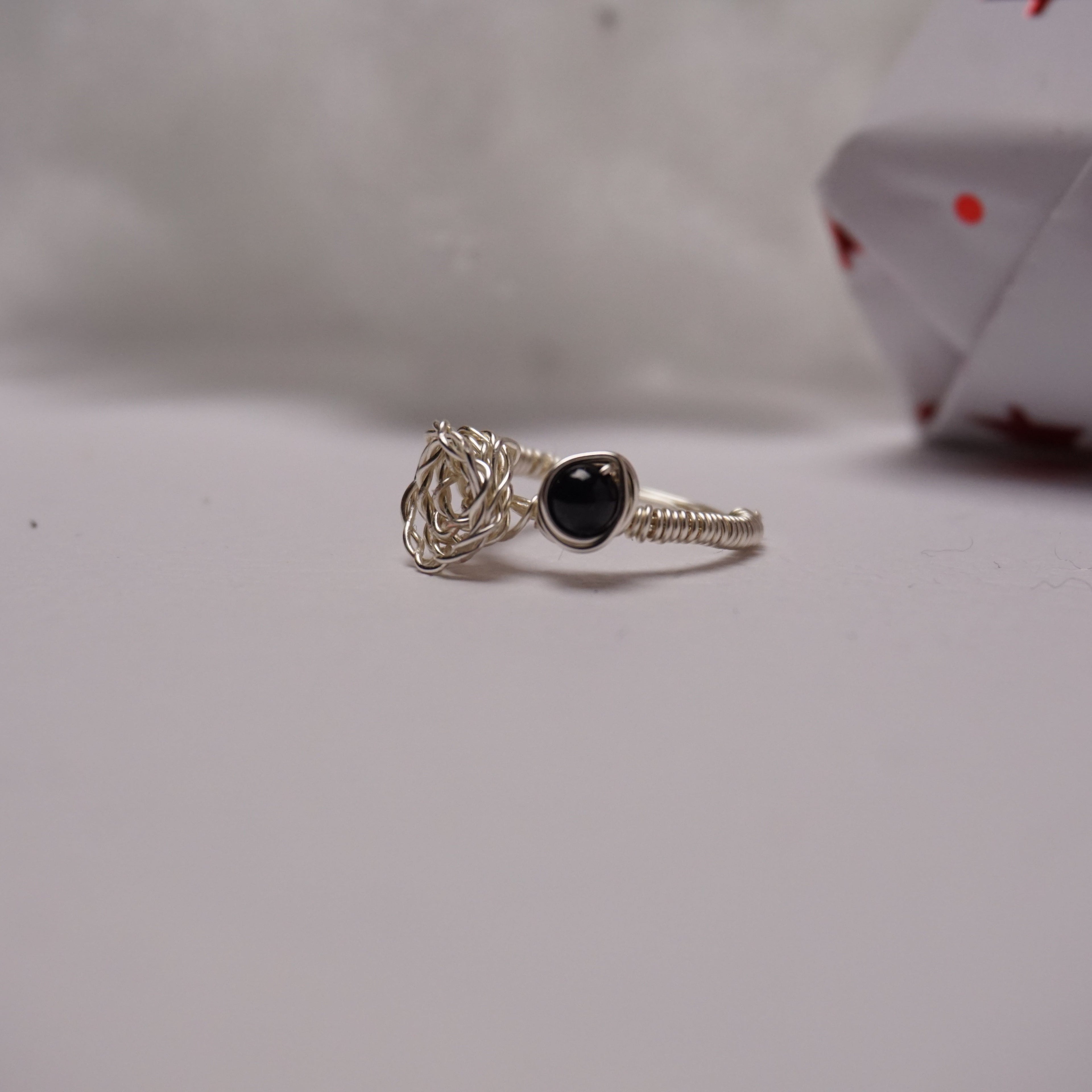 Pierścionek ,,ROSA'' Turmalin