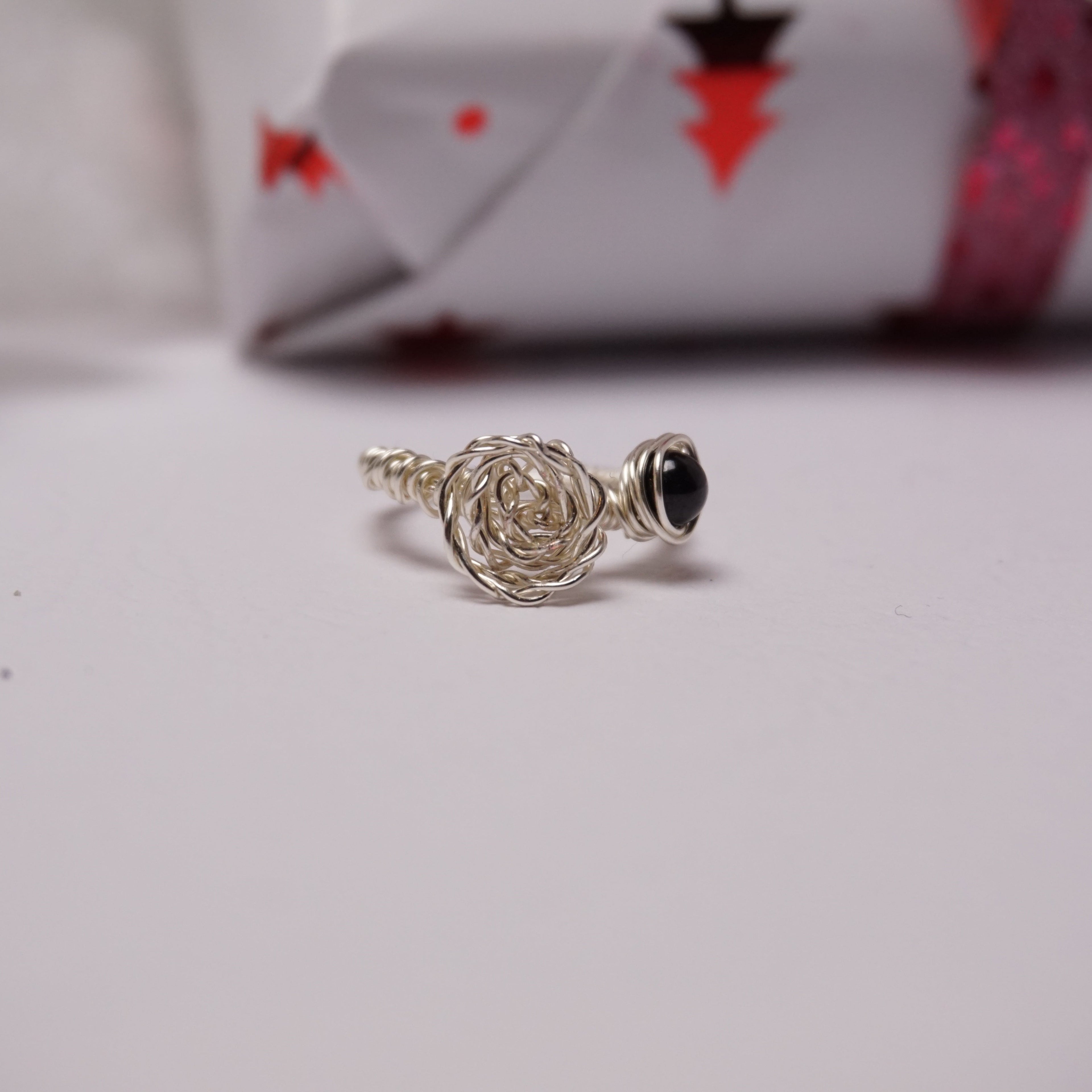 Pierścionek ,,ROSA'' Turmalin