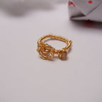 Pierścionek ,,ROSA'' Cytryn