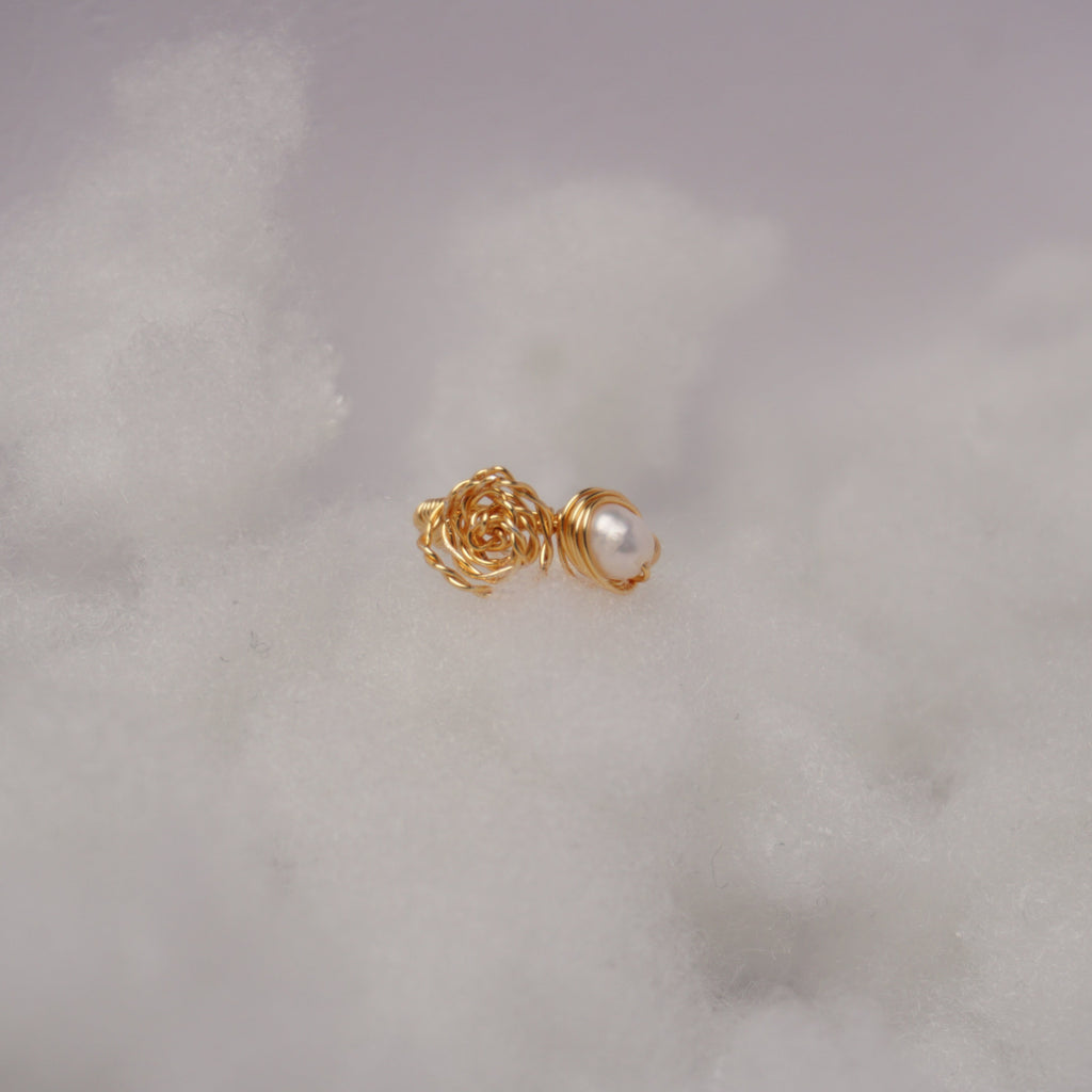 Pierścionek ,,ROSA'' Perła