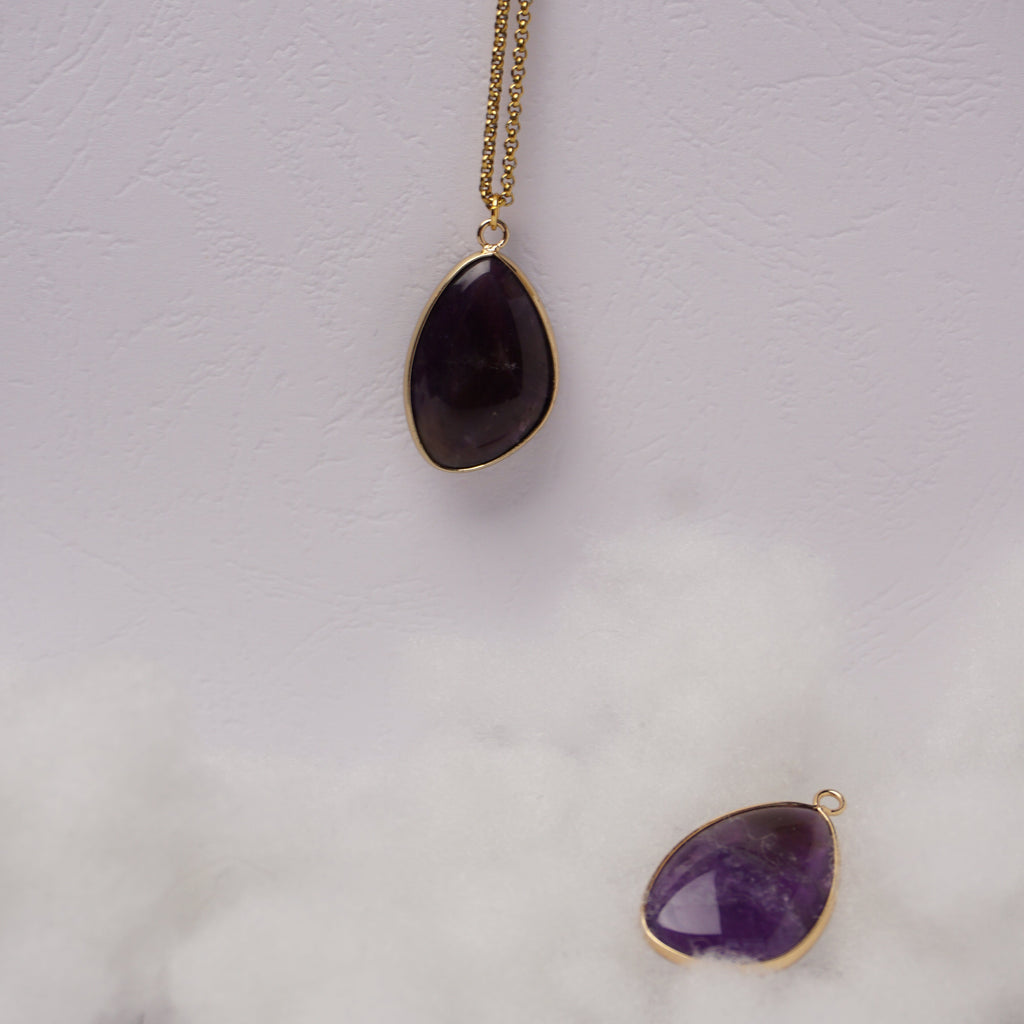 Naszyjnik-Ametyst