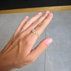 Pierścionek z kryształem górskim – Tarcza Oczyszczająca i Jasność Umysłu